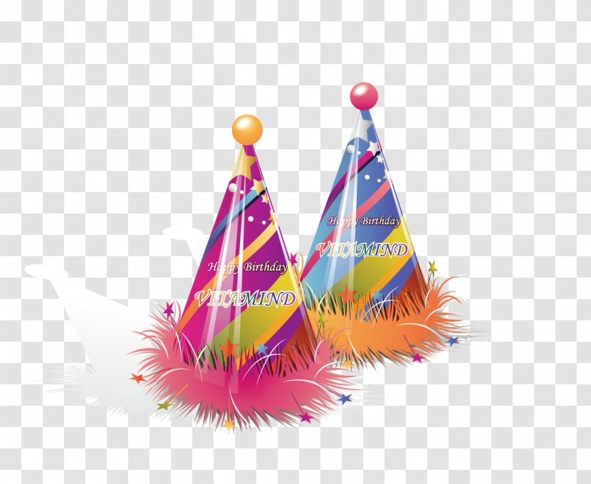 Party Hat Birthday - Christmas Vector Material Transparent PNG