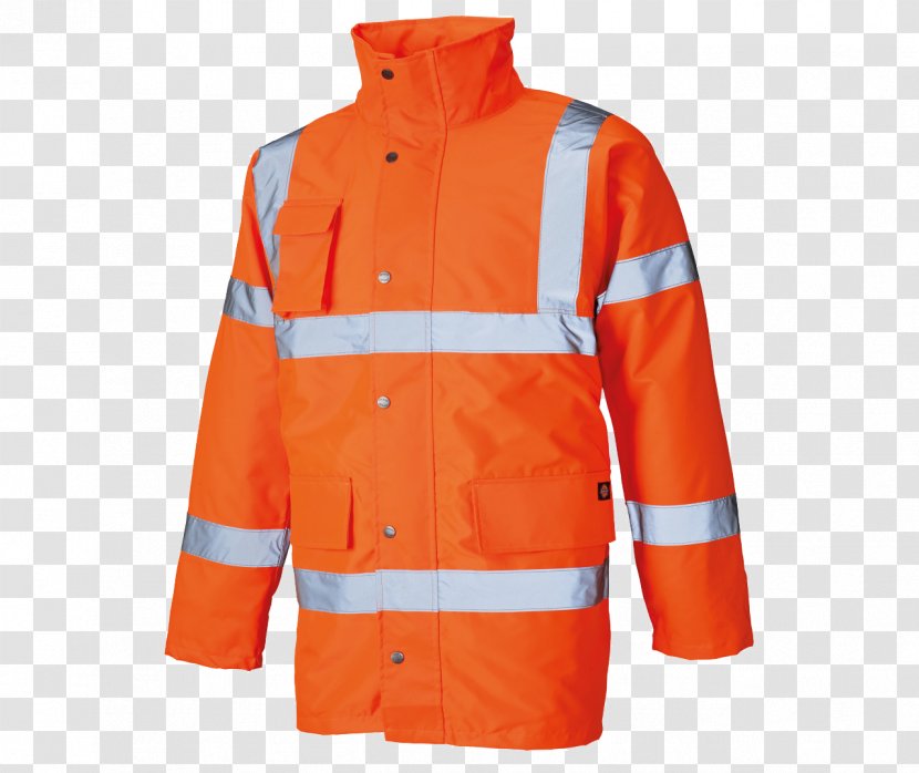 Jacket High-visibility Clothing Blouson Sizes - Workwear Transparent PNG
