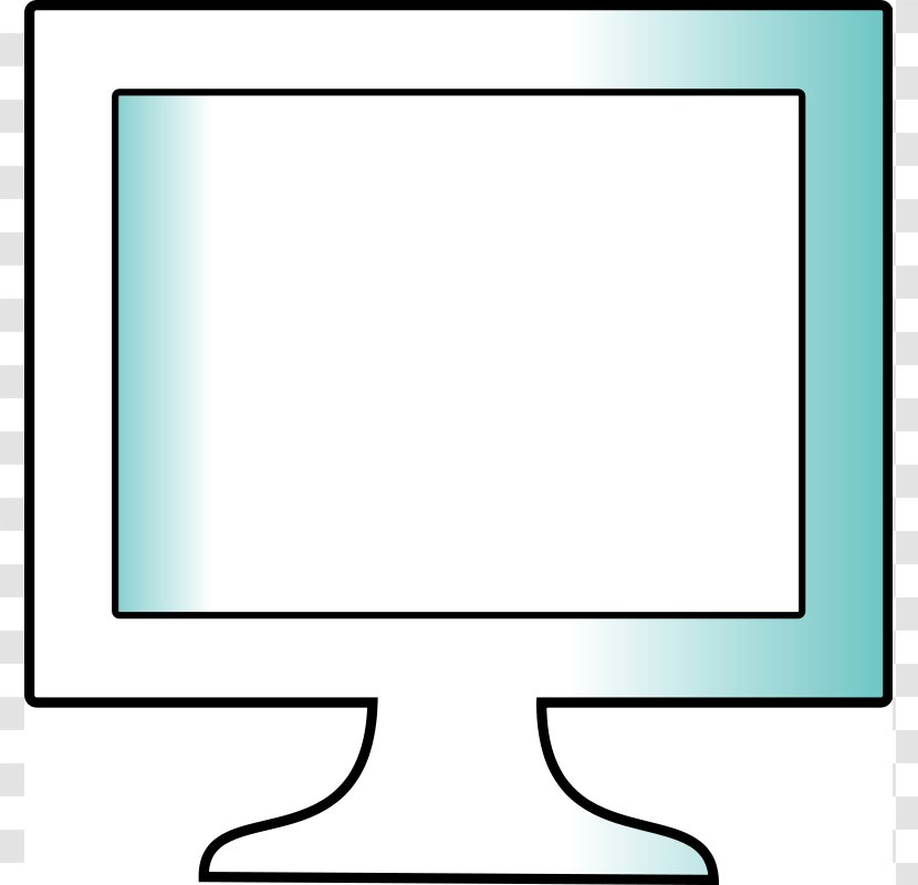 Computer Monitors Cathode Ray Tube Liquid-crystal Display Electronic Visual Clip Art - Rectangle - Monitor Image Transparent PNG