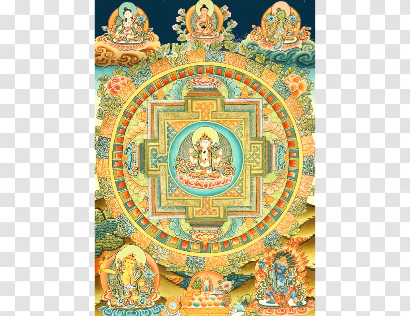 Avalokiteśvara Mandala Buddhahood Tibetan Buddhism Buddhist Symbolism Transparent PNG