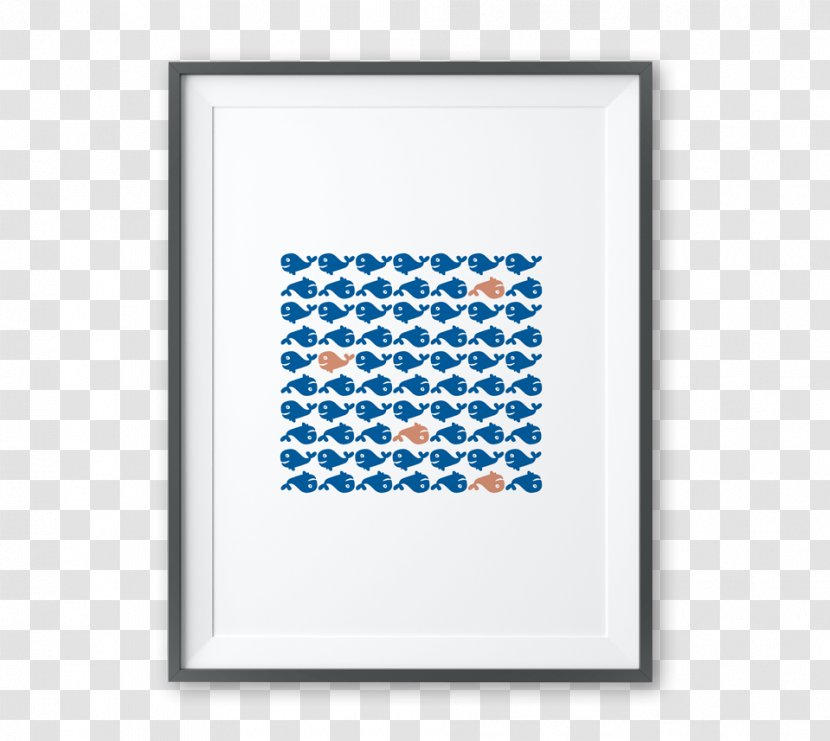 Area Cobalt Blue Circle Rectangle Square - Whale Watercolor Transparent PNG