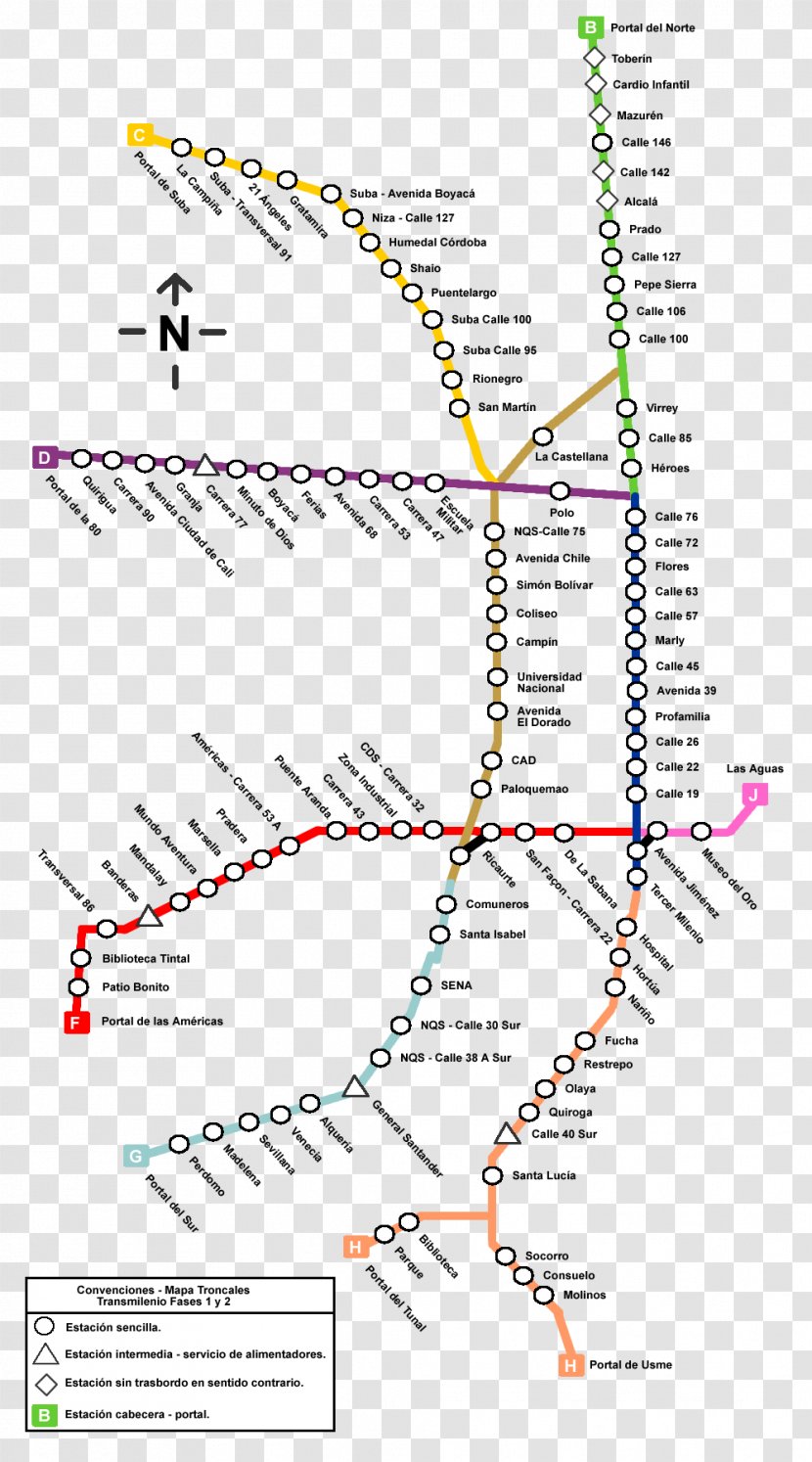 Bus TransMilenio Overview Map Metrovía - Rapid Transit Transparent PNG