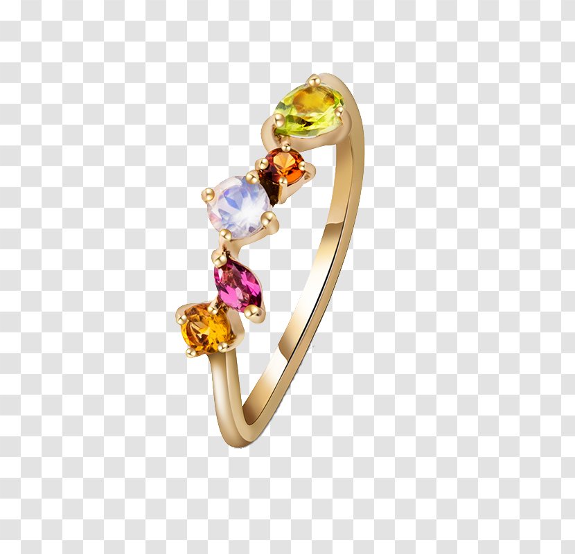 Ring Gemstone Jewellery Diamond Necklace - Rings Transparent PNG