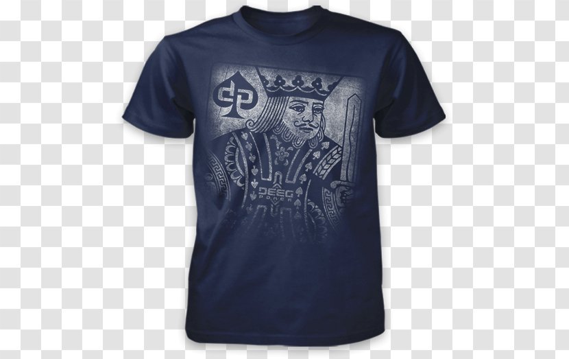 T-shirt Crew Neck Mahagony Apparel Clothing Sleeve - Brand - King Of Spades Transparent PNG