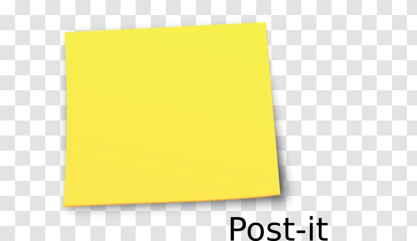 Post-it Note Paper Clip Art - Brand - Logo Transparent PNG