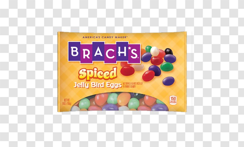 Brach's Spiced Jelly Beans Gelatin Dessert Candy - Processed Food Transparent PNG