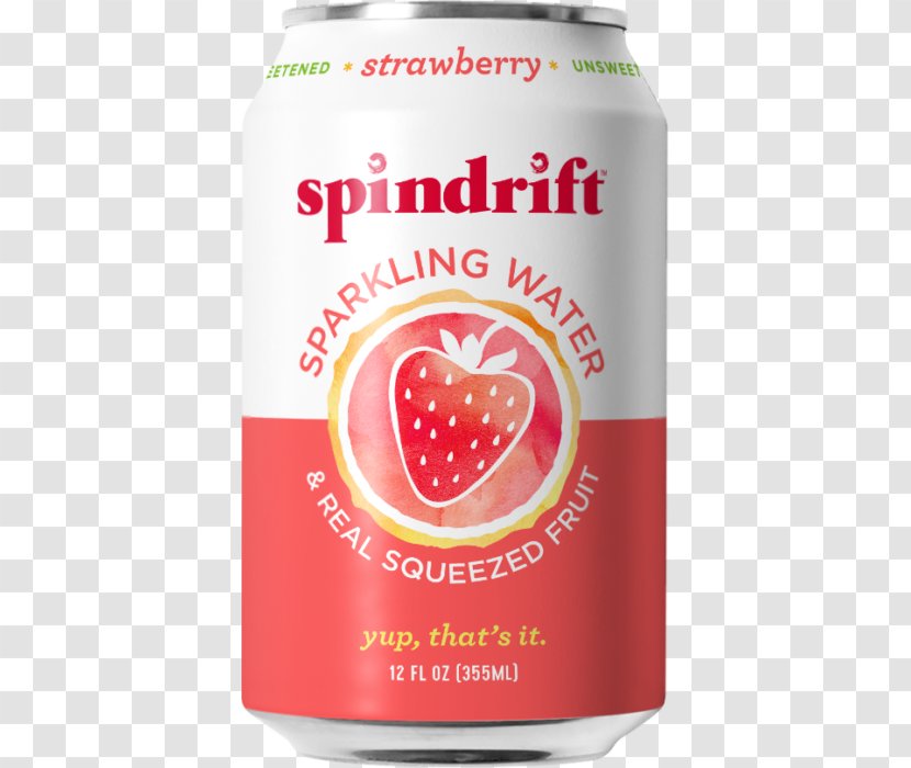 Carbonated Water Strawberry Juice Fizzy Drinks - Fruit Preserve - Sparkling Transparent PNG