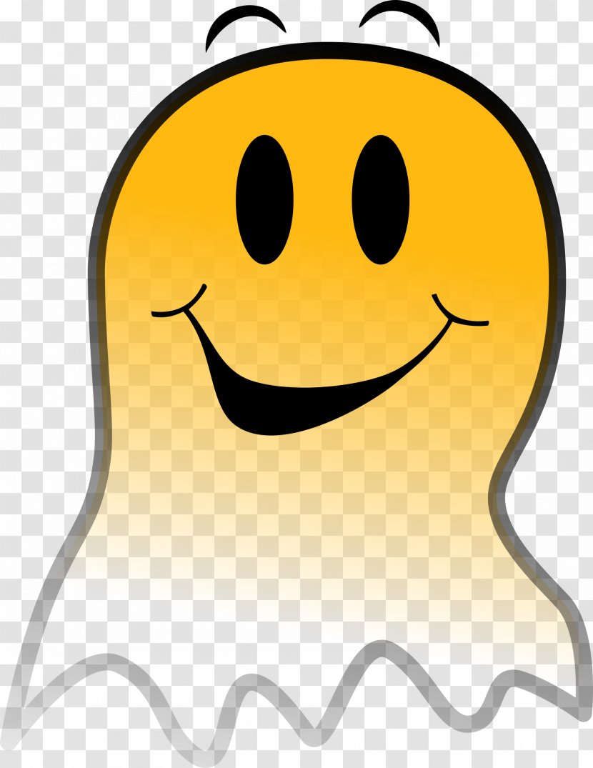 Smiley Ghost Emoticon Clip Art - Facial Expression Transparent PNG