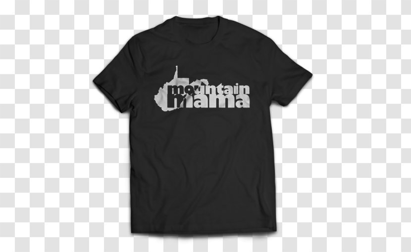 T-shirt Clothing Sleeve Crew Neck - Black Transparent PNG