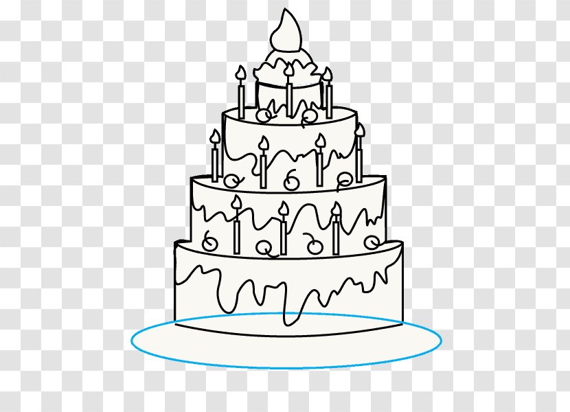 Birthday Cake Wedding Chocolate Torte Drawing Transparent PNG