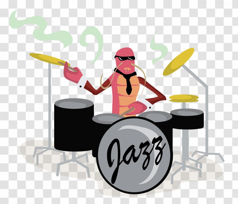 Drums Logo Clip Art - Crawfish Transparent PNG