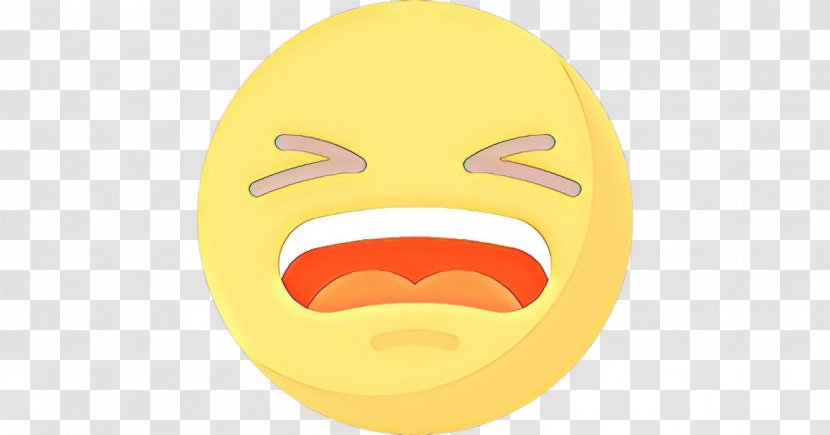 Emoticon - Yellow - Mouth Head Transparent PNG