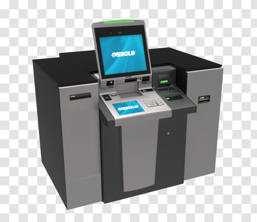 Diebold Nixdorf Automated Teller Machine Self-service Business Branch - Bank Transparent PNG