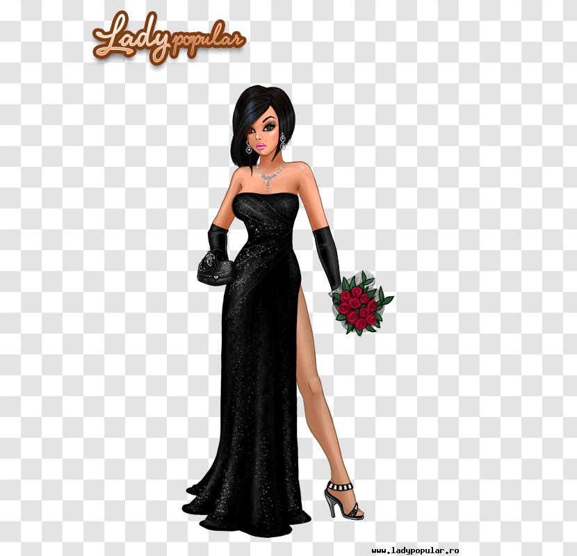 Lady Popular Dress-up Fashion Web Browser Game - Dragobete Transparent PNG