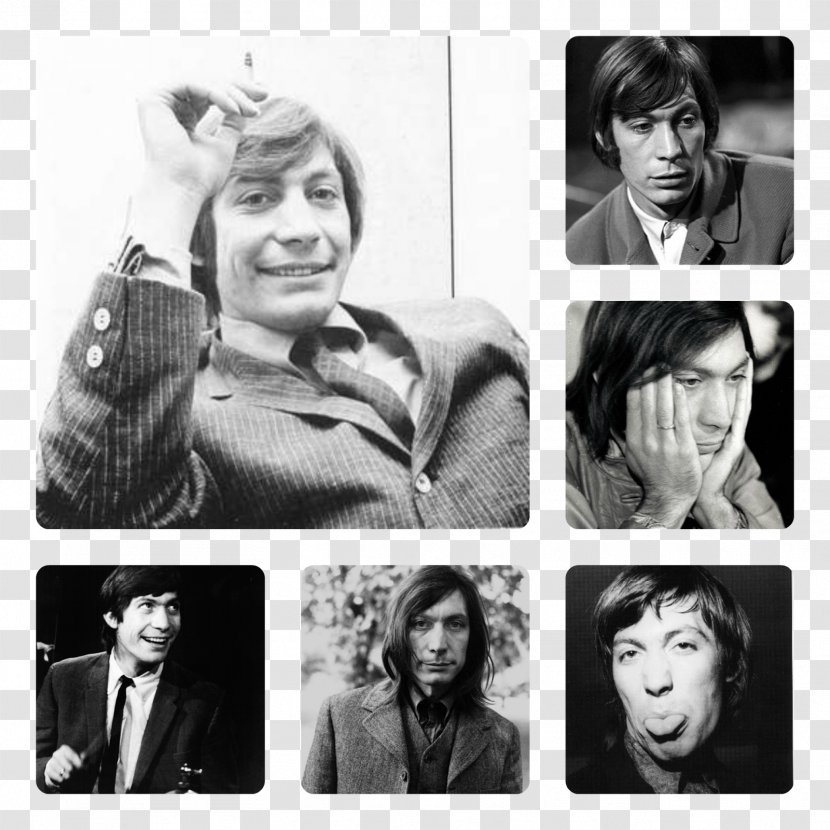 Charlie Watts Mick Jagger The Rolling Stones 1st American Tour 1965 Drummer - Face - Classic Rock Transparent PNG