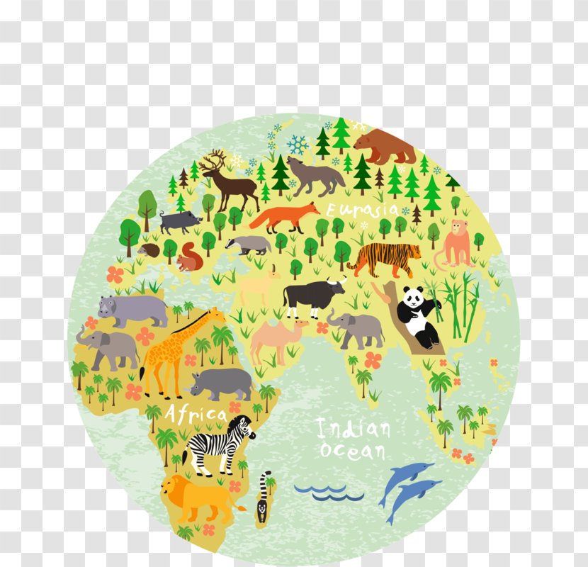 World Map Child Earth - Dishware Transparent PNG