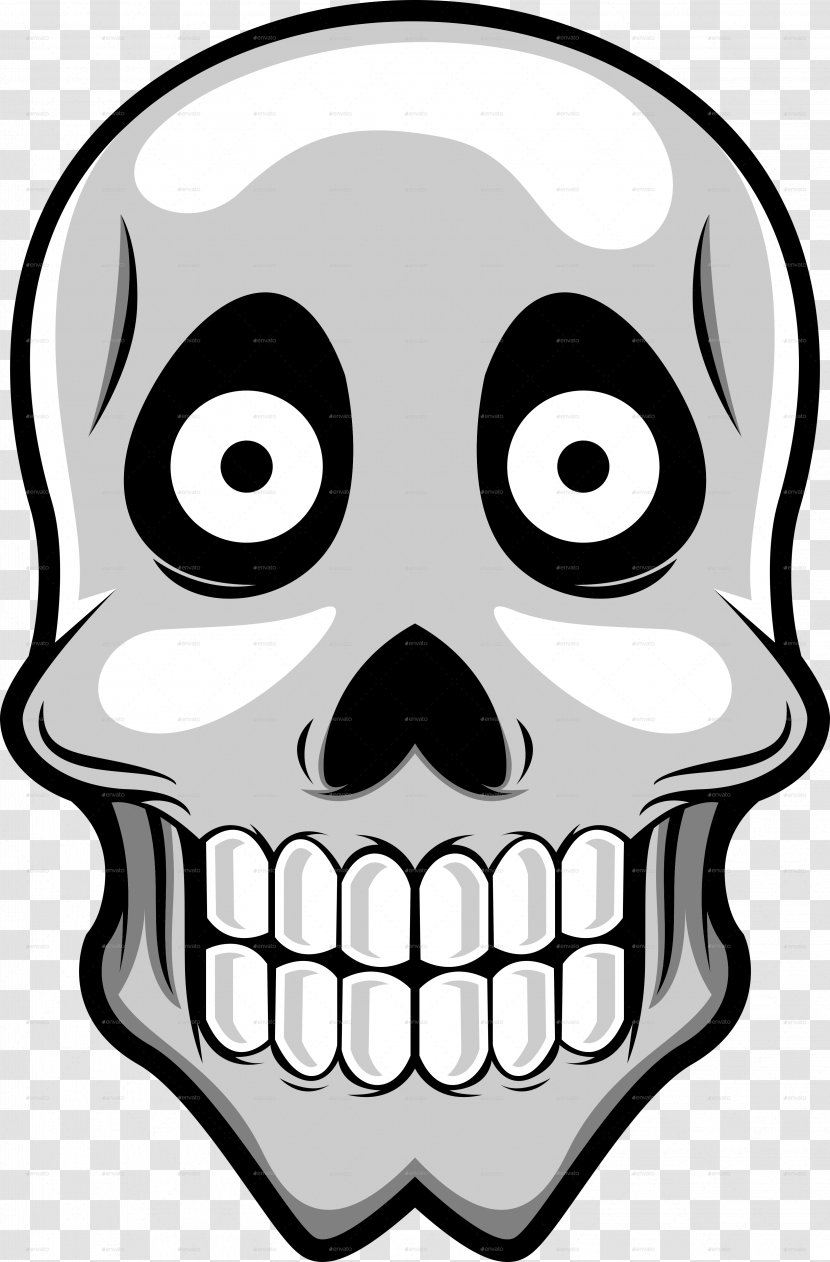 Snout Jaw Skull Clip Art - Facial Expression Transparent PNG