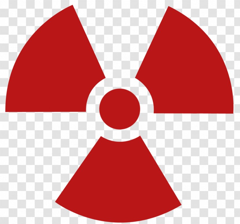 Biological Hazard Radioactive Decay Radiation Symbol Clip Art - Red - Hazardous Transparent PNG