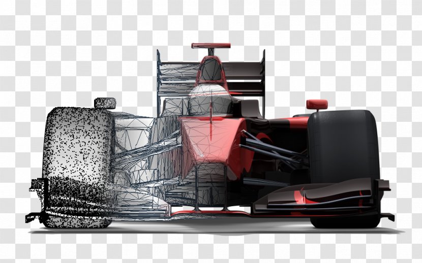 Formula One Car Auto Racing - Royaltyfree - Composite Transparent PNG