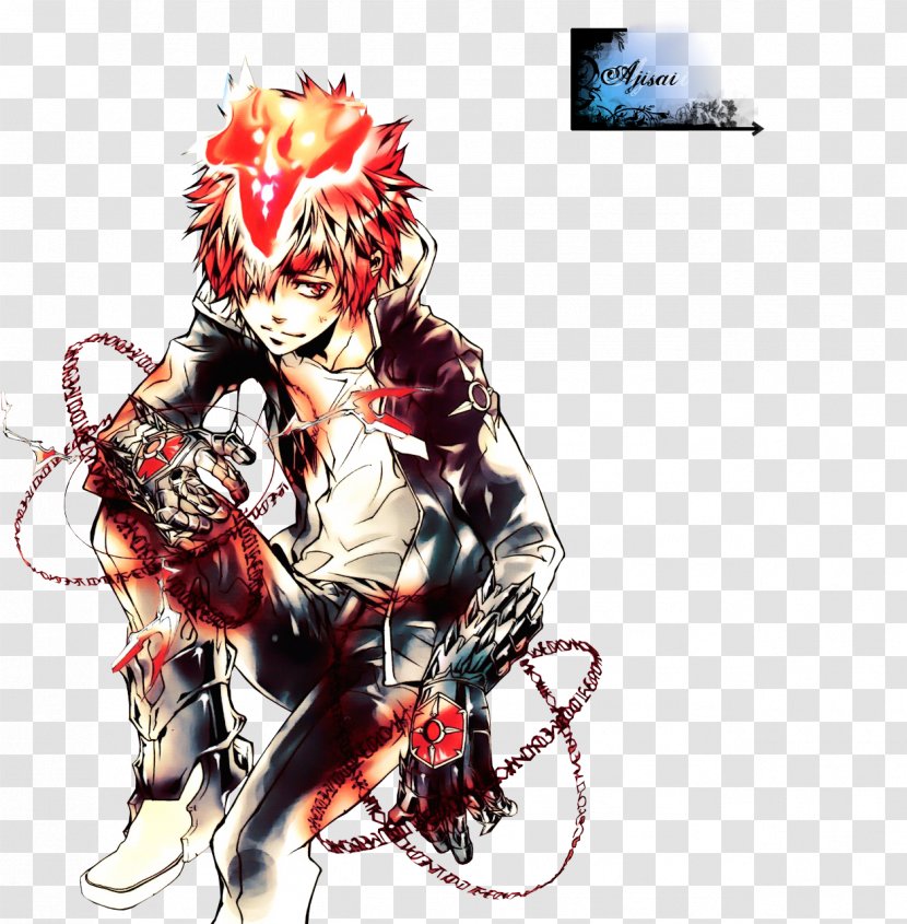 Tsunayoshi Sawada Kyoya Hibari Takeshi Yamamoto Lambo Mukuro Rokudo - Heart - Reborn Transparent PNG