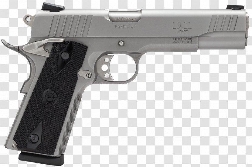 10mm Auto .45 ACP M1911 Pistol Colt's Manufacturing Company Firearm - 45 Colt Transparent PNG