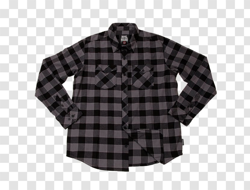 T-shirt Flannel Tartan Sleeve Transparent PNG