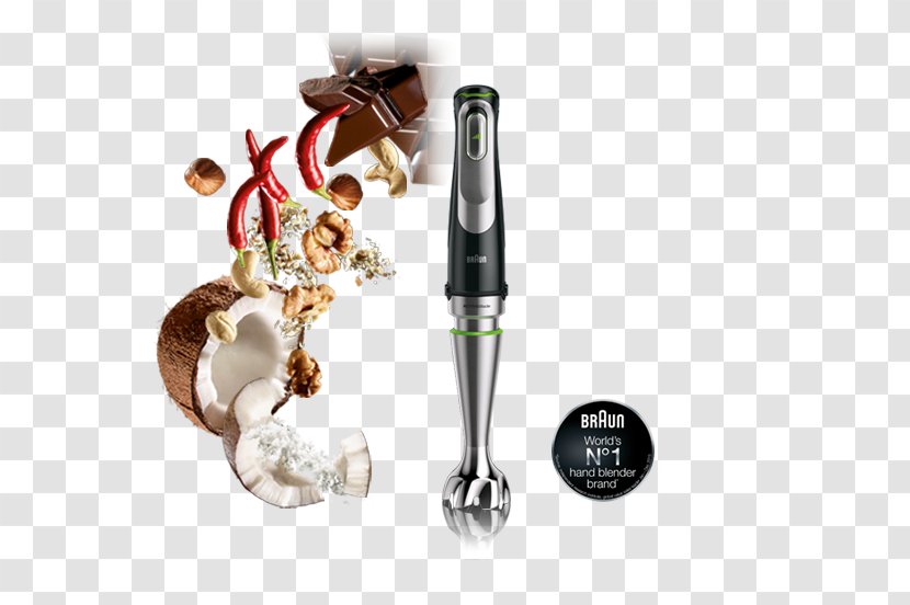 Immersion Blender Braun MultiQuick 9 Small Appliance - Hand Transparent PNG