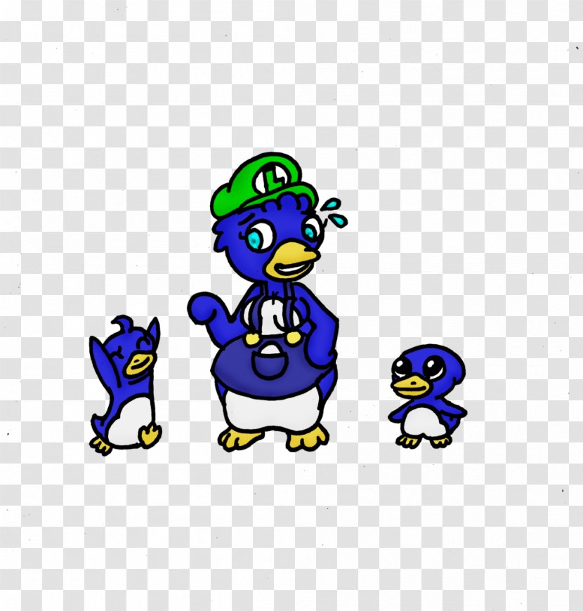 Luigi Mario Penguin Princess Daisy Rosalina - Cartoon Transparent PNG