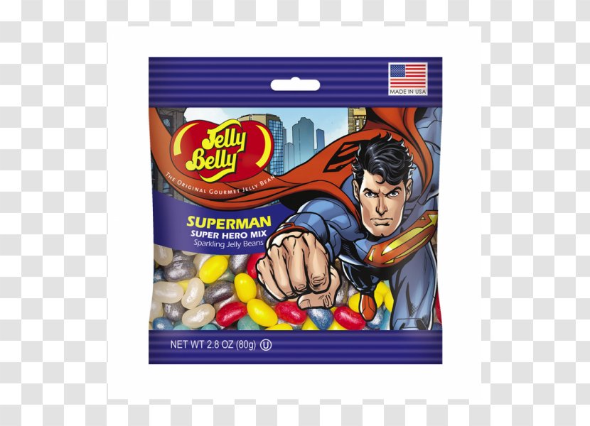 Gelatin Dessert Superman The Jelly Belly Candy Company Bean Transparent PNG
