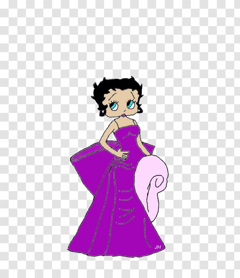 Betty Boop Drawing Clip Art - Cartoon - Flower Transparent PNG