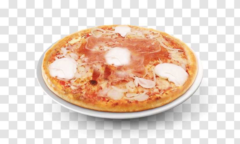 Sicilian Pizza Bacon California-style Ham - Cr%c3%a8me Fra%c3%aeche Transparent PNG