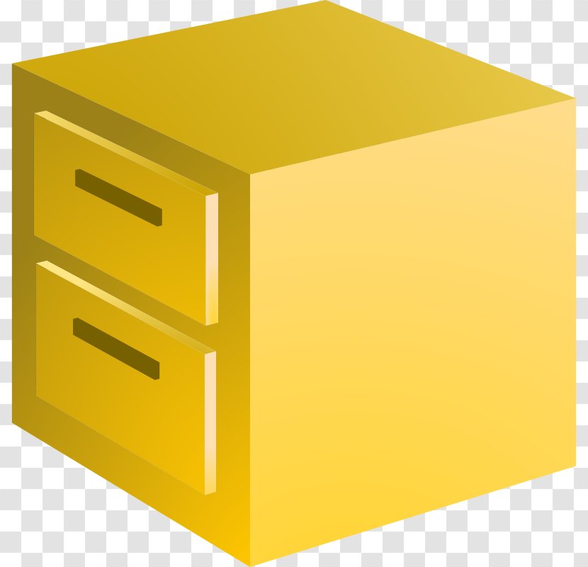 File Cabinets Cabinetry Drawer Clip Art - Orange - Closet Transparent PNG