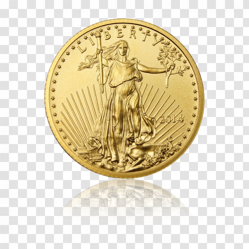 Gold Coin Silver Metal - Fineness Transparent PNG