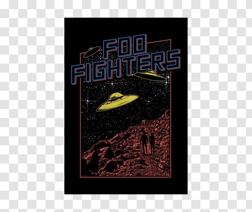 Foo Fighters Unidentified Flying Object AllPosters.com - Silhouette - Logo Transparent PNG