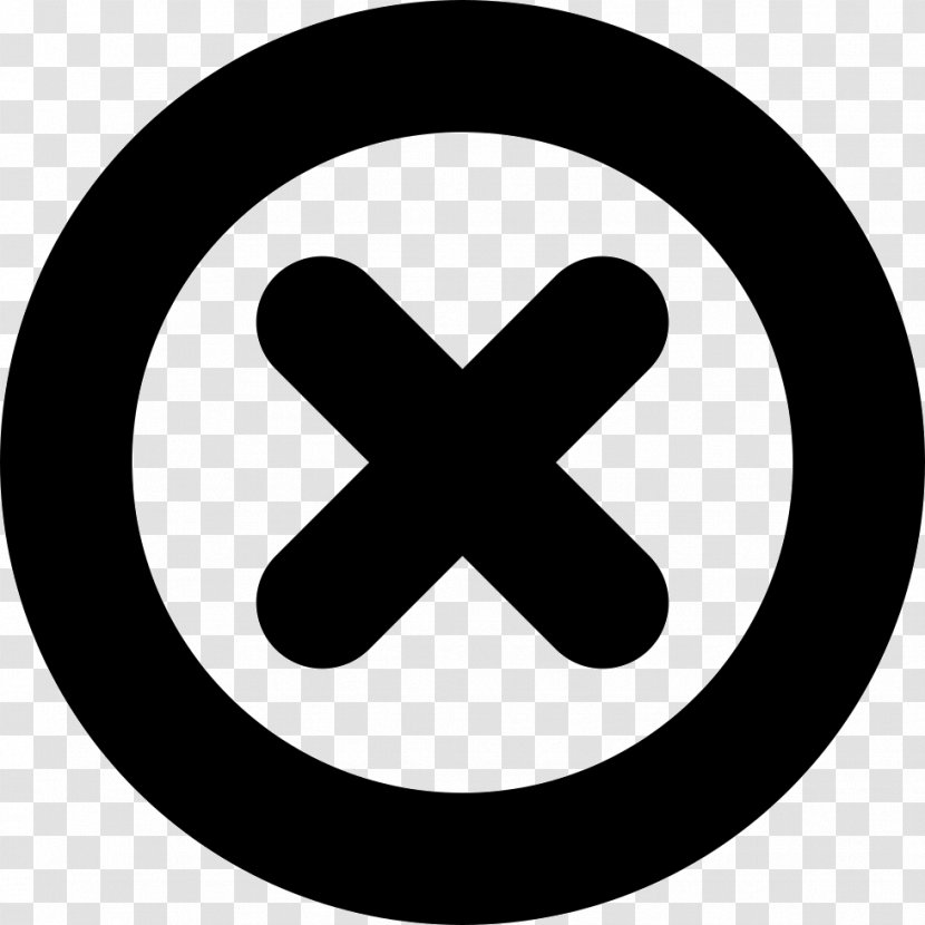 Copyleft Free Art License Logo Copyright - Creative Commons - Delete Button Transparent PNG
