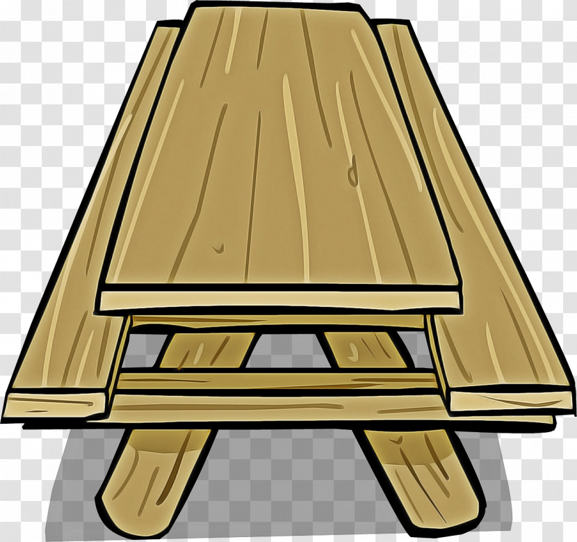 Table Picnic Table Picnic Basket Garden Furniture Cartoon Transparent PNG