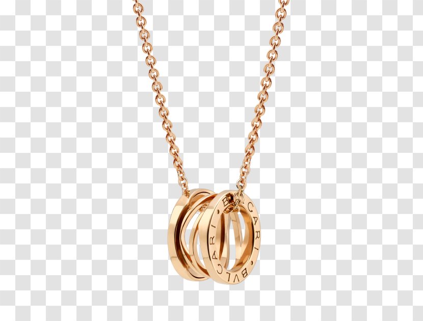 Bulgari Jewellery Ring Charms & Pendants Necklace - Gold - Chain Transparent PNG