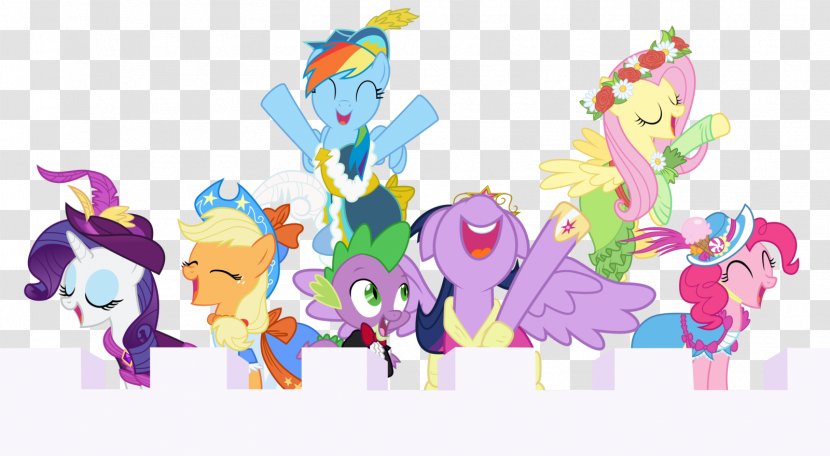 Pony Pinkie Pie Rarity Applejack Twilight Sparkle - Ponyville - Fine Horse Transparent PNG