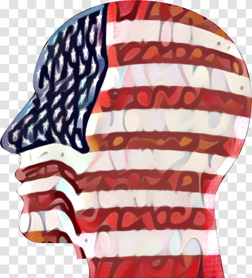 Flag Cartoon - Of The United States - Personal Protective Equipment Cap Transparent PNG
