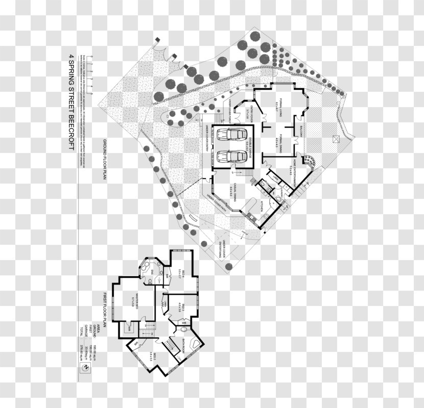 Floor Plan Point Pattern - Black And White - Angle Transparent PNG