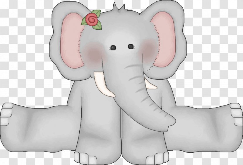 Indian Elephant African Baby Jungle Animals Cute Critters Can Go To School - Watercolor - Design Transparent PNG