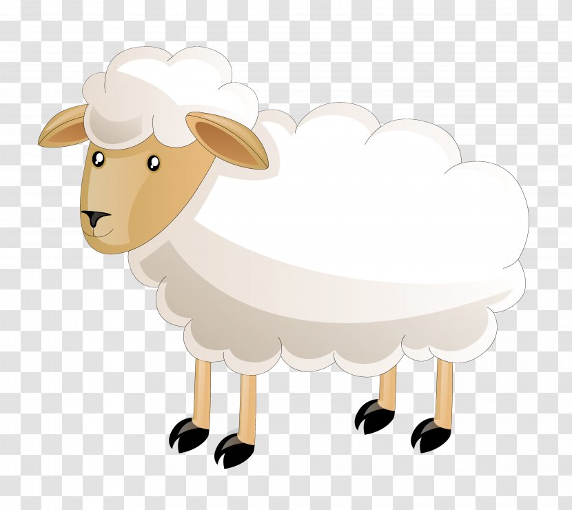 Sheep Cattle Clip Art - Stock Photography - Cartoon Transparent PNG