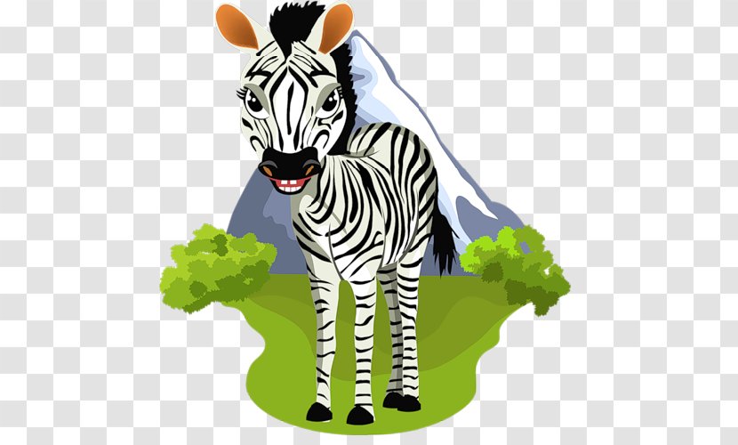 Lion Drawing Clip Art - Wildlife - Cartoon Zebra Transparent PNG