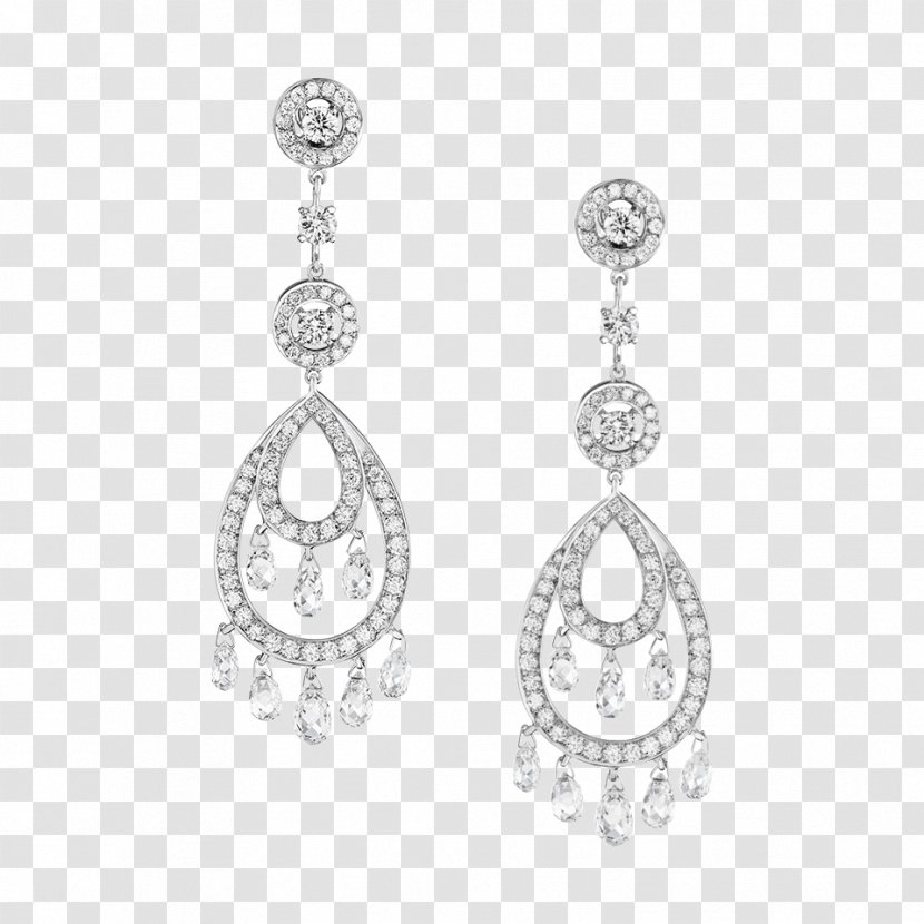 Earring Boucheron Jewellery Diamond Pendant - Necklace - Earrings Image Transparent PNG