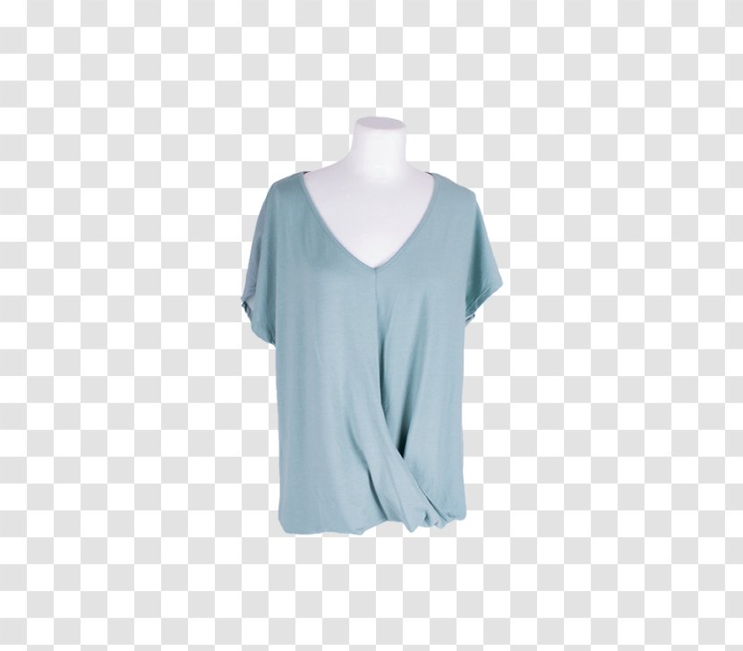 T-shirt Sleeve Blouse Shoulder - White Transparent PNG