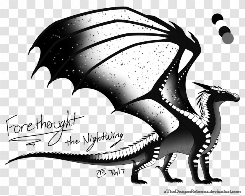 Wings Of Fire Dragon Drawing Nightwing Art - Wing Transparent PNG