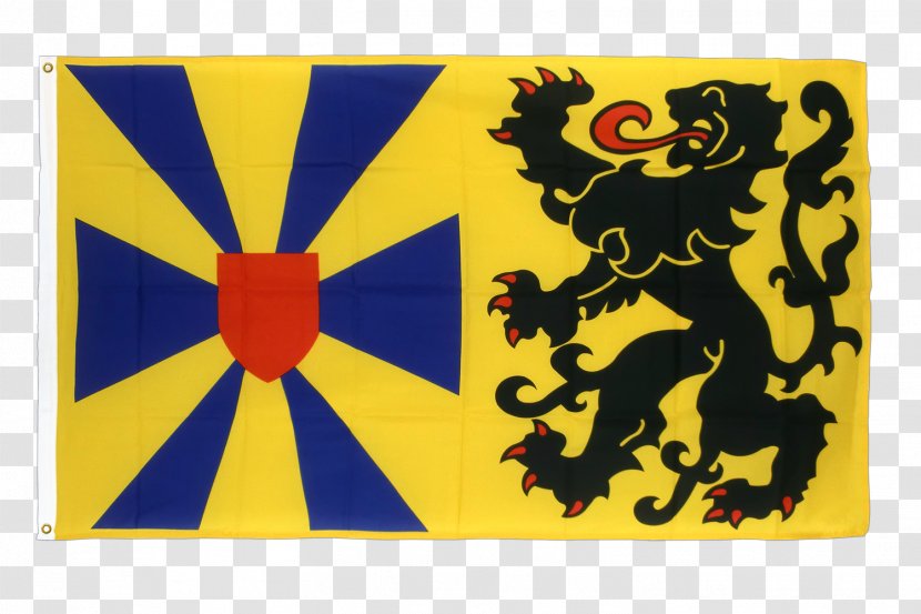 West Flanders Gebro Speelgoed B.V. Flag Of Bandera De Flandes Occidental - Yellow Transparent PNG
