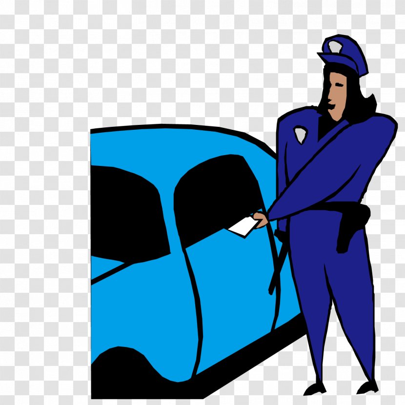 Police Officer Traffic Fine - Open A Female Transparent PNG