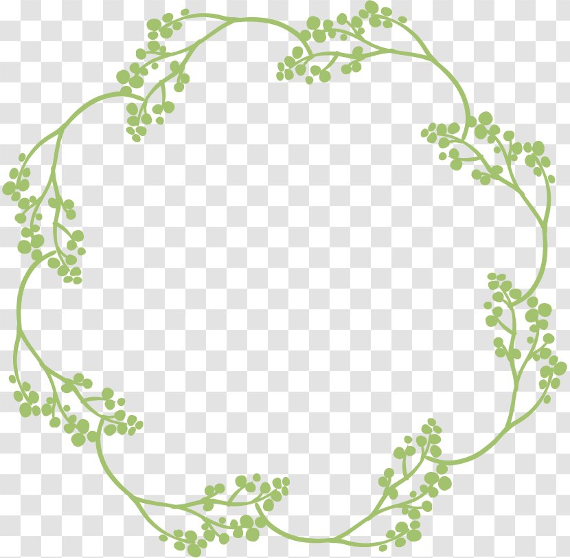 Green Wreath Google Images - Floral Design - Garland Lace Hand-painted Border Transparent PNG