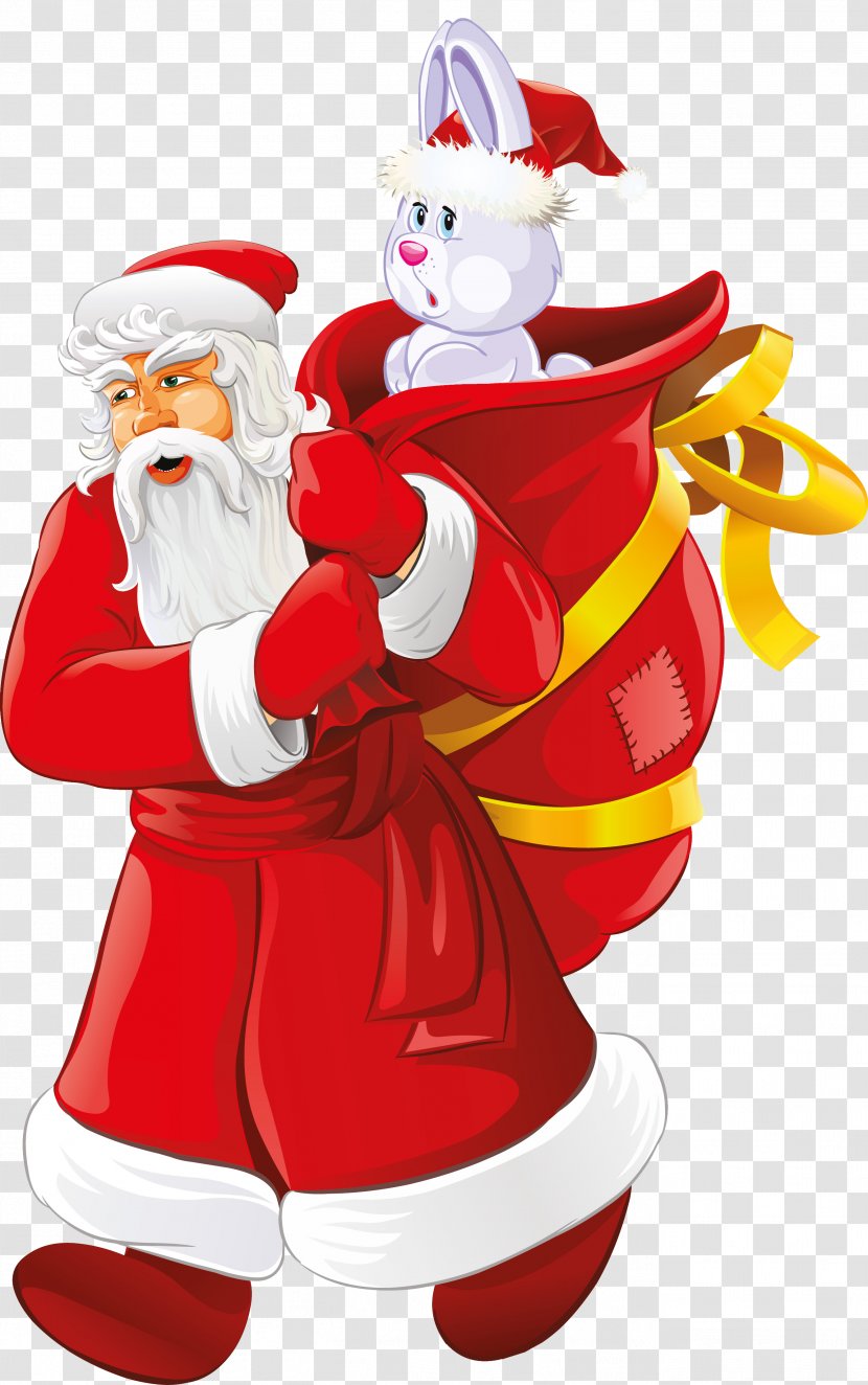 Santa Claus Ded Moroz Snegurochka Christmas Day Vector Graphics - Decoration Transparent PNG